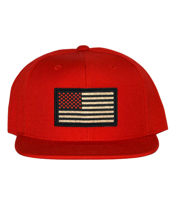 Connetic-OldGlory-Red-Gold-Snapback-Red-1