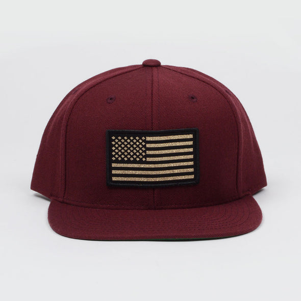 Connetic-OldGlory-Snap-Maroon-Gold