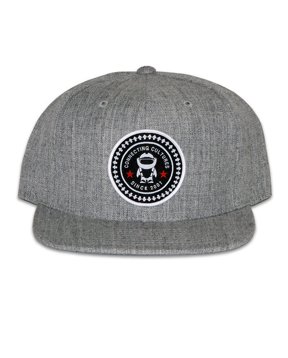 Connetic-Seal-white-Snapback-Heather-Gray-1