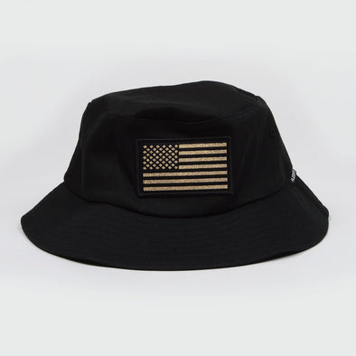 Connetic-bucket-oldglory-black-gold