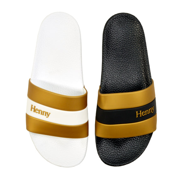 Henny Stripe Slides