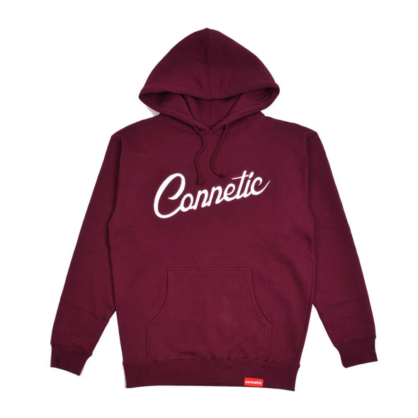 Script Embroidered Hoodie